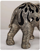 Escultura Elefante Oco em Resina - Estilo Retro - Casa Farfelle