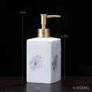 Elegante Dispensador de Sabão Cerâmico 450ml - Casa Farfelle