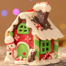 Enfeite de Árvore de Natal Pingente Casinhas - Casa Farfelle