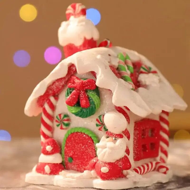 Enfeite de Árvore de Natal Pingente Casinhas - Casa Farfelle