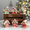 Enfeite de Árvore de Natal Pingente Casinhas - Casa Farfelle