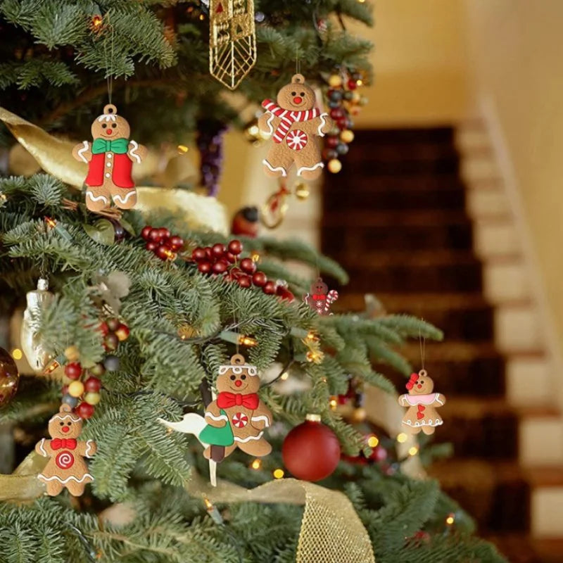Enfeite de Natal em Formato de Biscoito com 12 Unidades Lenogue - Casa Farfelle