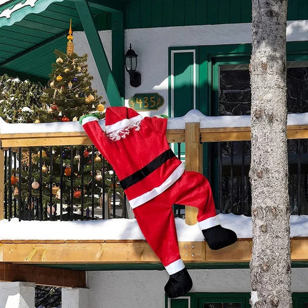 Enfeite Papai Noel Pendurado Escalada - Casa Farfelle