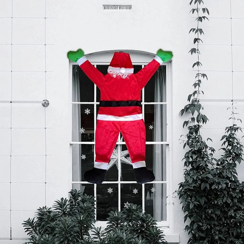Enfeite Papai Noel Pendurado Escalada - Casa Farfelle