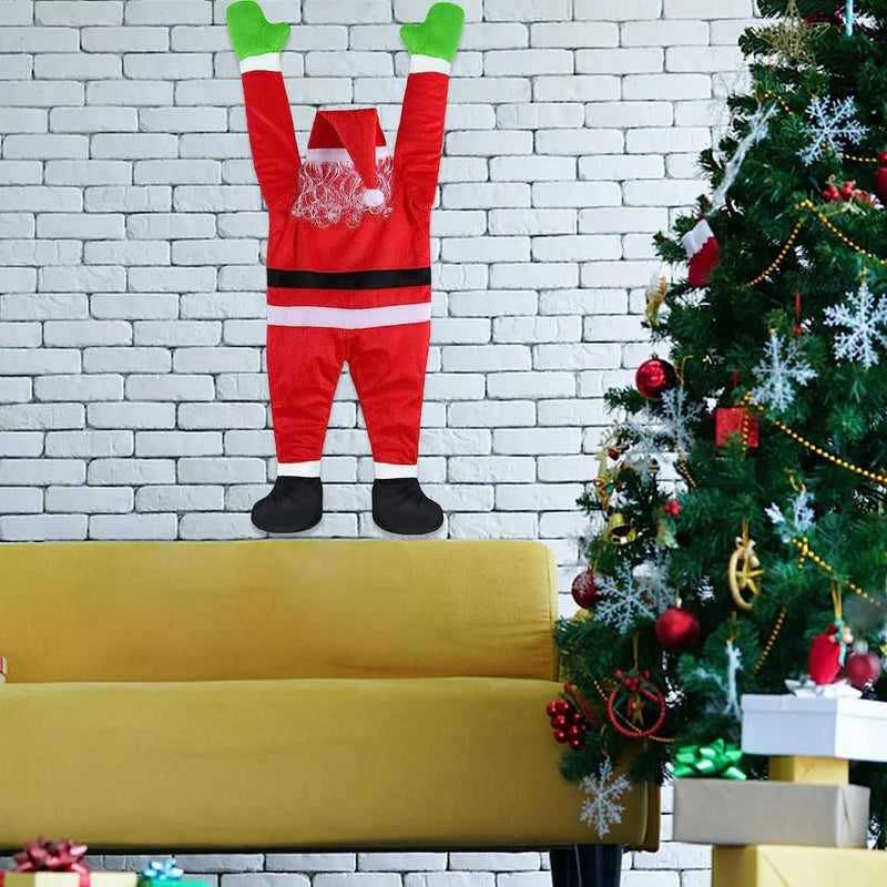 Enfeite Papai Noel Pendurado Escalada - Casa Farfelle