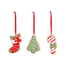 Enfeite Pendente para Árvore Natalina 6pcs - Casa Farfelle