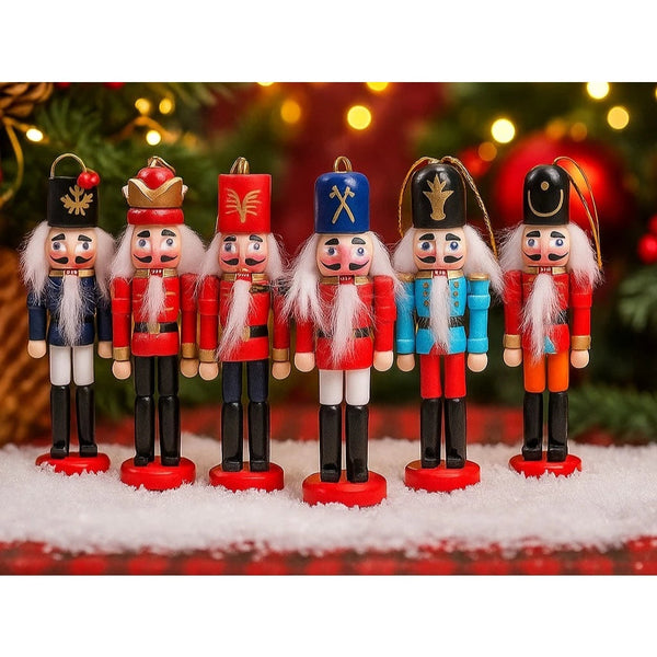 Enfeite Soldado Quebra-Nozes Natal Kit Decorativo Tradicional - Casa Farfelle