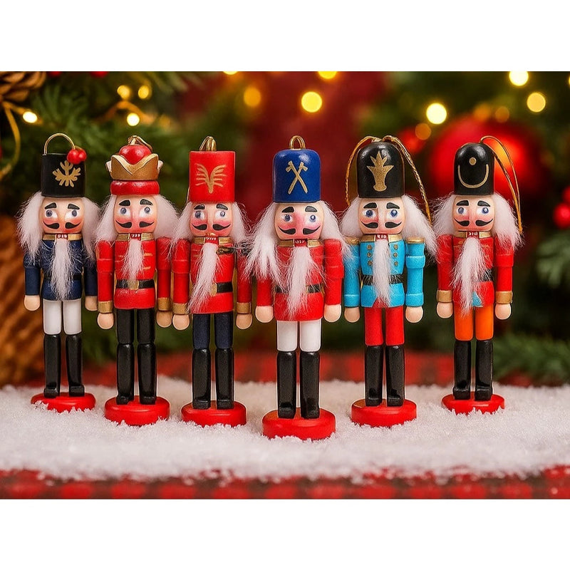 Enfeite Soldado Quebra-Nozes Natal Kit Decorativo Tradicional - Casa Farfelle