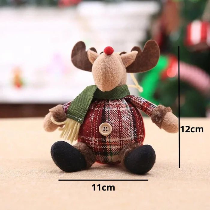 Enfeites de Natal Bonecos de Pelúcia Decorativos - Casa Farfelle
