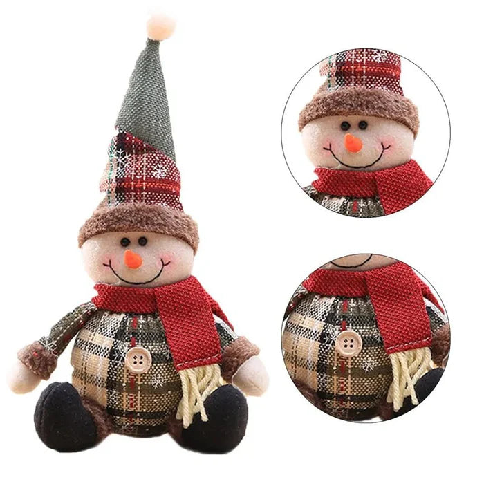 Enfeites de Natal Bonecos de Pelúcia Decorativos - Casa Farfelle