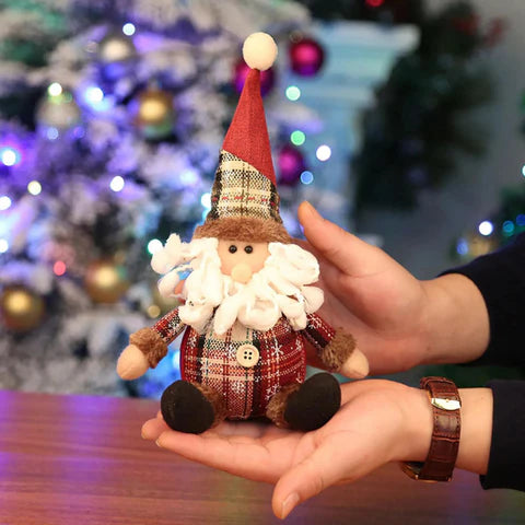 Enfeites de Natal Bonecos de Pelúcia Decorativos - Casa Farfelle
