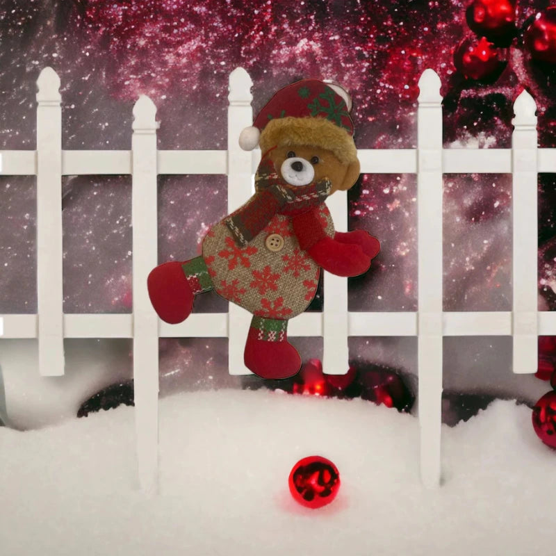 Enfeites de Natal em Pelúcia 6 peças - Casa Farfelle