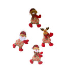 Enfeites de Natal em Pelúcia 6 peças - Casa Farfelle