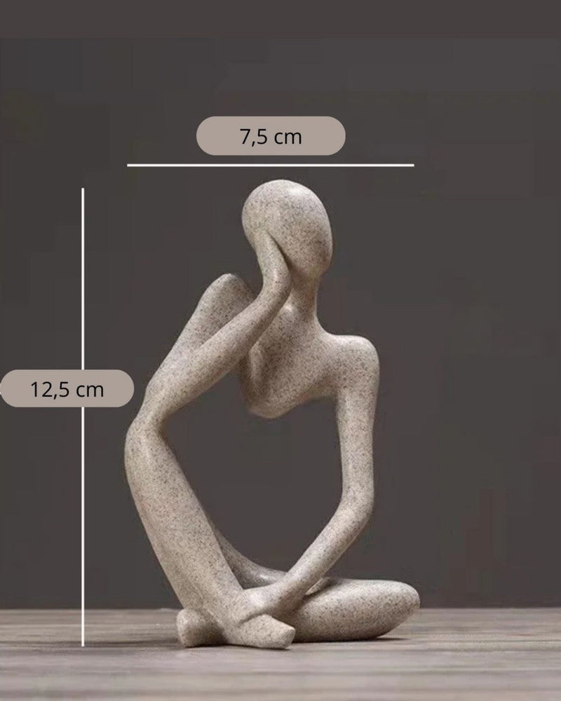 Escultura Abstrata O Pensador - Casa Farfelle