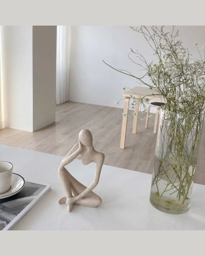 Escultura Abstrata O Pensador - Casa Farfelle