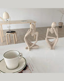 Escultura Abstrata O Pensador - Casa Farfelle