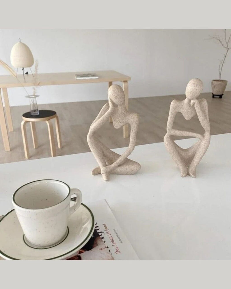 Escultura Abstrata O Pensador - Casa Farfelle