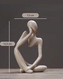 Escultura Abstrata O Pensador - Casa Farfelle