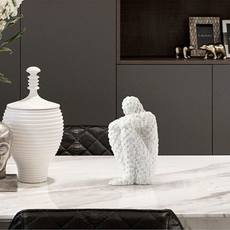 Escultura Abstrata Think - Casa Farfelle