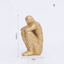 Escultura em Resina Pensador Moderno - Casa Farfelle