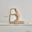 Escultura Nórdica de Yoga - Casa Farfelle