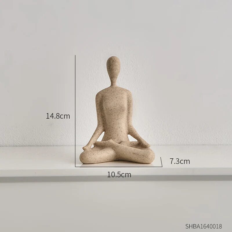 Escultura Nórdica de Yoga - Casa Farfelle