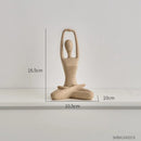 Escultura Nórdica de Yoga - Casa Farfelle