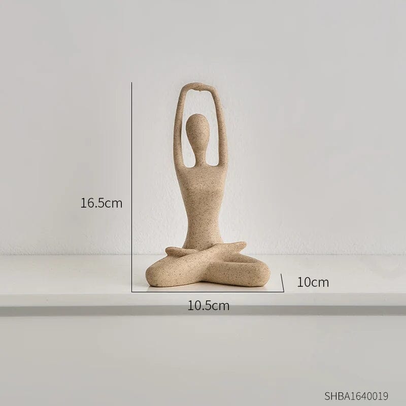 Escultura Nórdica de Yoga - Casa Farfelle