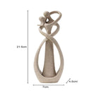 Escultura de Casal Abraçado Decoração Afetiva para Sala Quarto ou Escritório - Casa Farfelle