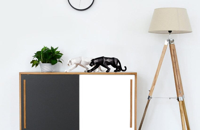 Escultura Geométrica Panther - Casa Farfelle
