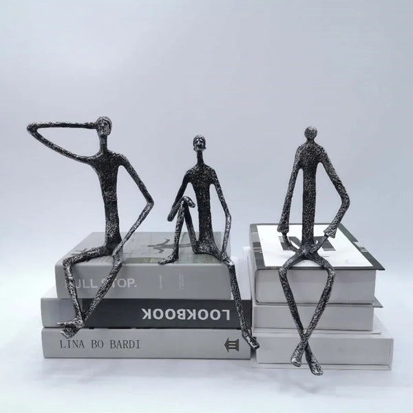 Escultura Humana em Ferro Fundido - Casa Farfelle