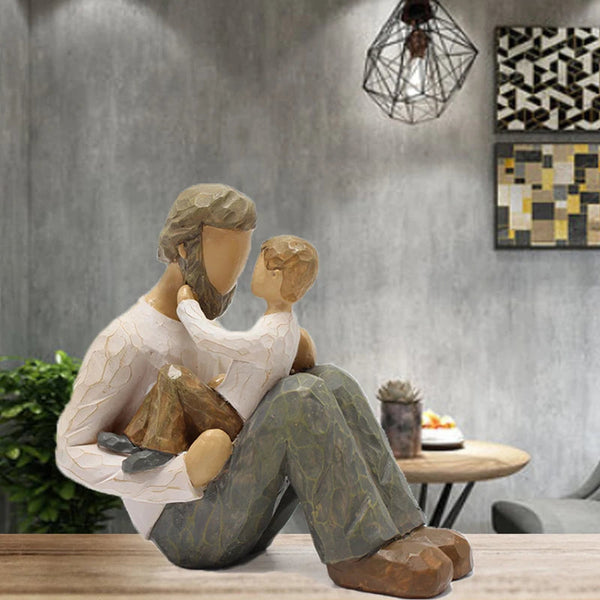 Escultura Pai e Filho - Casa Farfelle