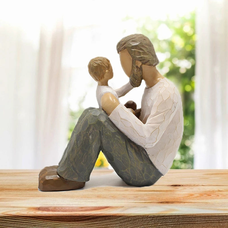 Escultura Pai e Filho - Casa Farfelle