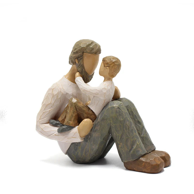 Escultura Pai e Filho - Casa Farfelle