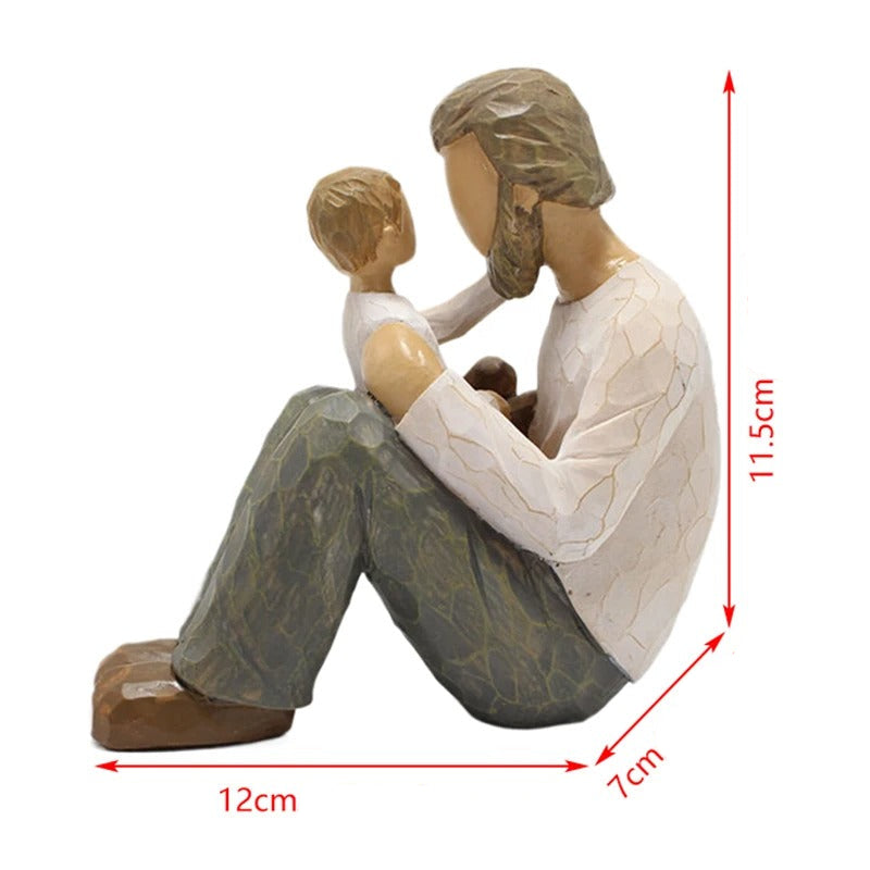 Escultura Pai e Filho - Casa Farfelle