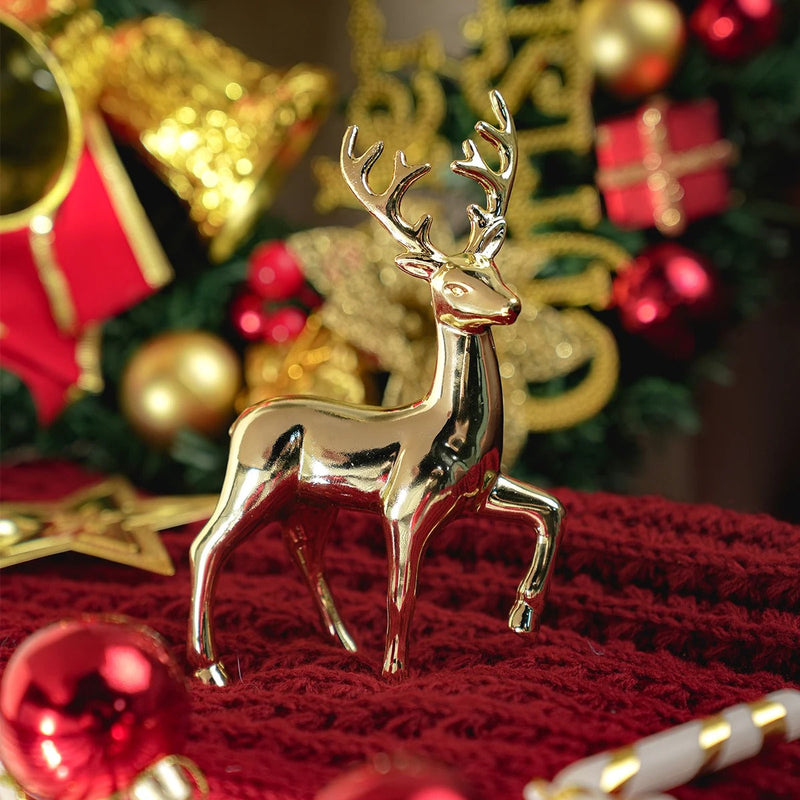 Escultura Rena de Natal em Resina - Casa Farfelle