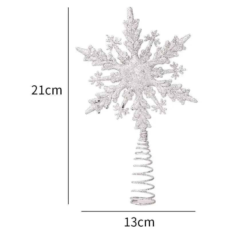 Estrela Brilhante Decorativa para Topo de árvore de Natal Lenogue - Casa Farfelle