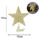 Estrela Led Ferro para Topo de árvore de Natal Fio de Cobre Lenogue - Casa Farfelle