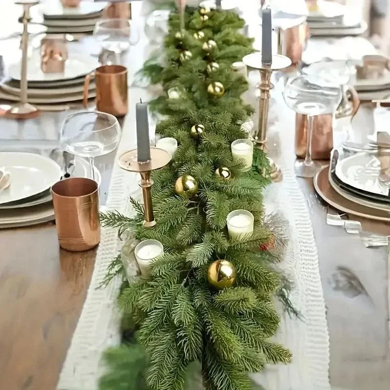 Festão de Natal Super Realista - Casa Farfelle