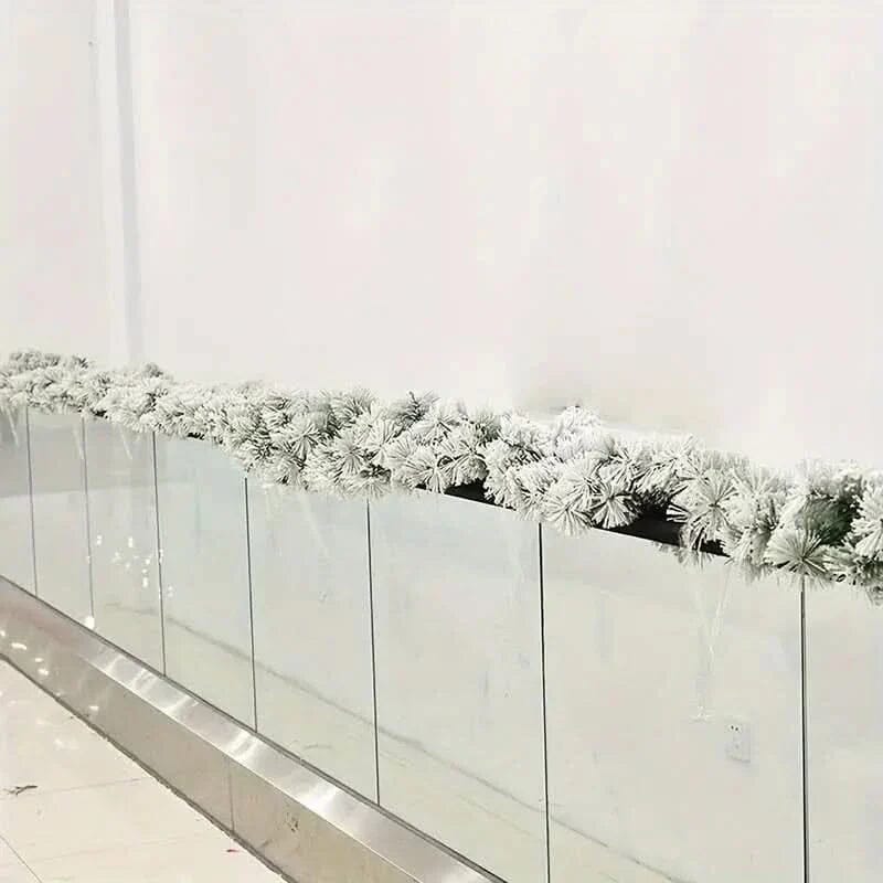 Festão de Natal Super Realista Nevado Produto de Natal 186 Casa Farfelle 