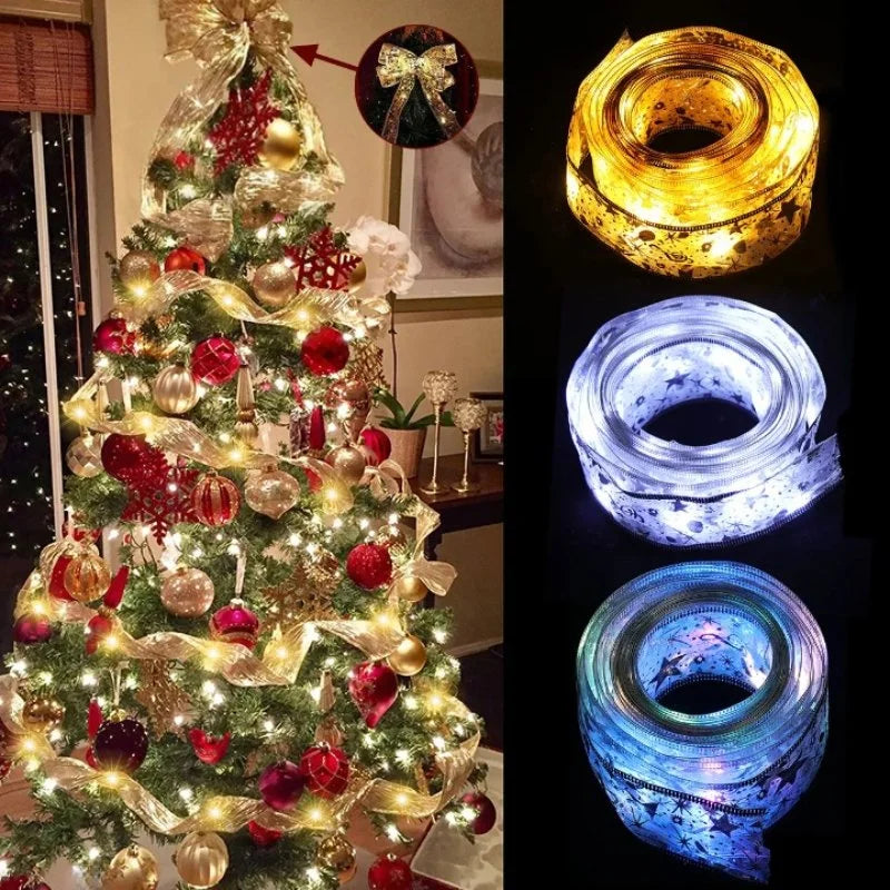 Fita Led Decorativa para árvore de Natal com Iluminação Lenogue - Casa Farfelle