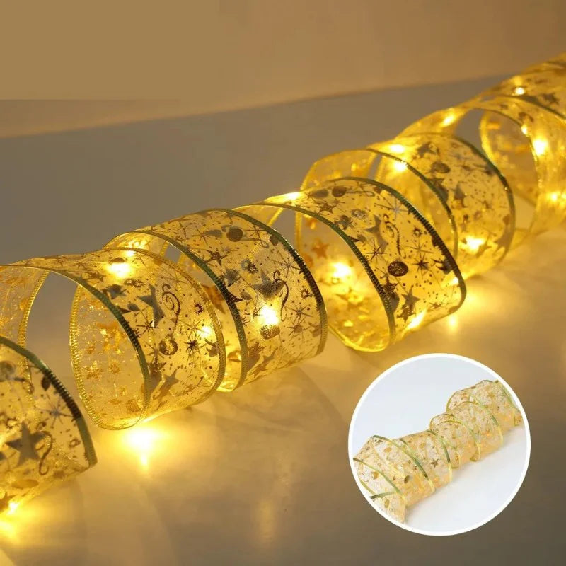 Fita Led Decorativa para árvore de Natal com Iluminação Lenogue - Casa Farfelle