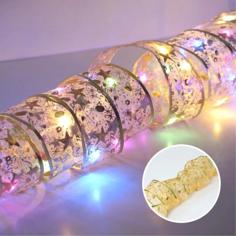 Fita Led Decorativa para árvore de Natal com Iluminação Lenogue - Casa Farfelle