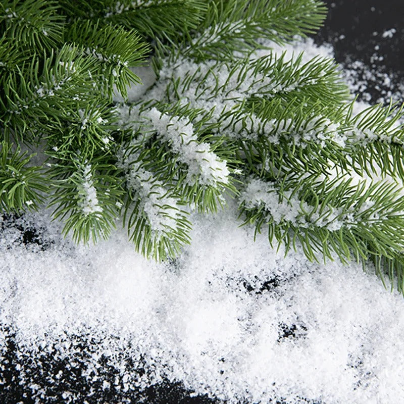 Flocos de Neve Artificiais para Decoração de Natal - Casa Farfelle