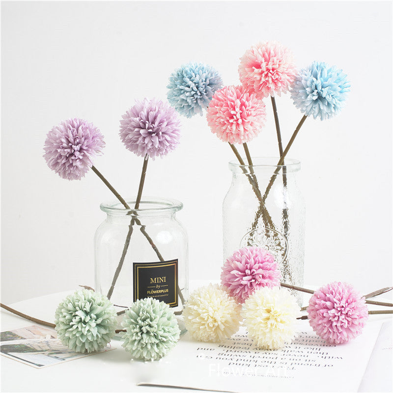 Flor de Seda Crisântemo para Decoração 5 Peças - Casa Farfelle