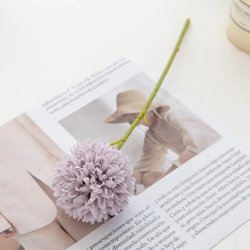Flor de Seda Crisântemo para Decoração 5 Peças - Casa Farfelle