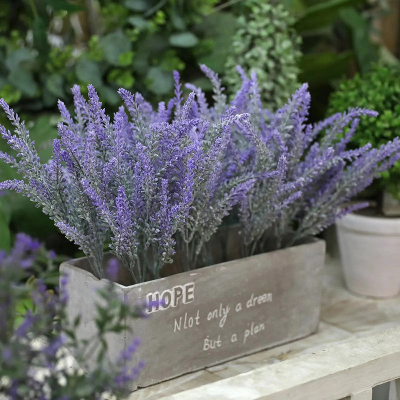 Flor Lavanda Artificial para Decoração - Kit com 2 Buquês - Casa Farfelle