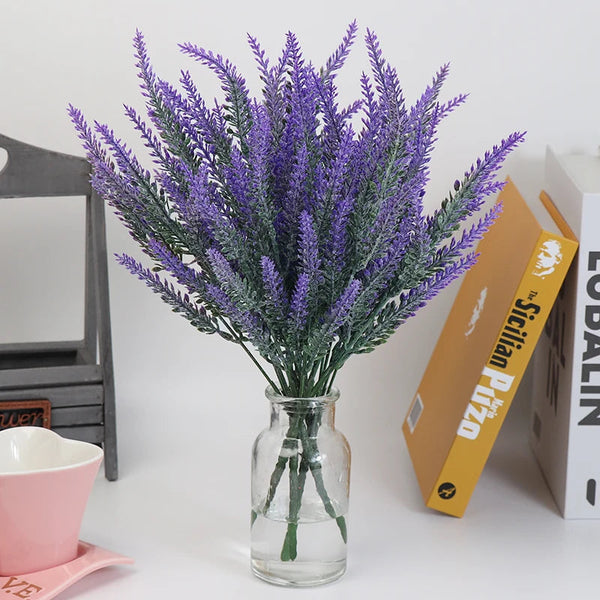 Flor Lavanda Artificial para Decoração - Kit com 2 Buquês - Casa Farfelle