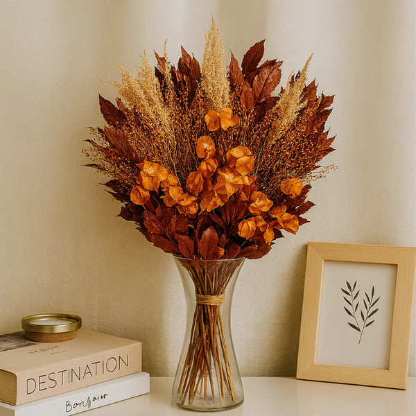 Buquê de Flores Desidratadas Artificiais - Casa Farfelle