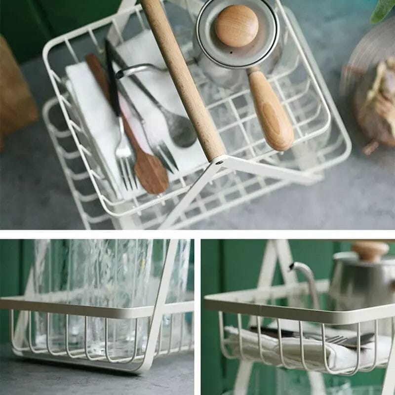 Cesta de Fruta 2 Andares Fruteira de Mesa Polihousi - Casa Farfelle